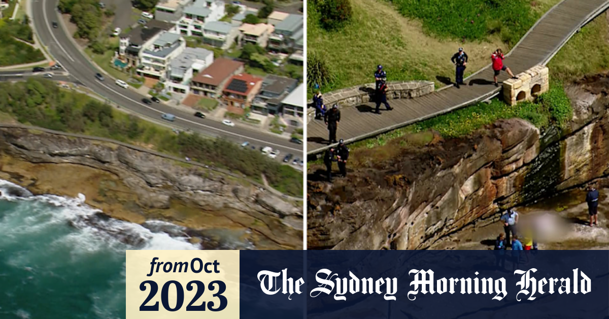 Video Man’s body washes up on rocks in Sydney